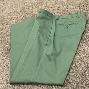 Men's LAUREN Ralph Lauren 100% cotton size 34 32 Pants‎ Slacks Green Chinos